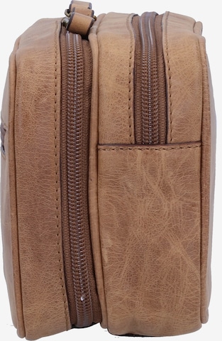 FOSSIL Toiletry Bag 'Travel Dopp' in Brown