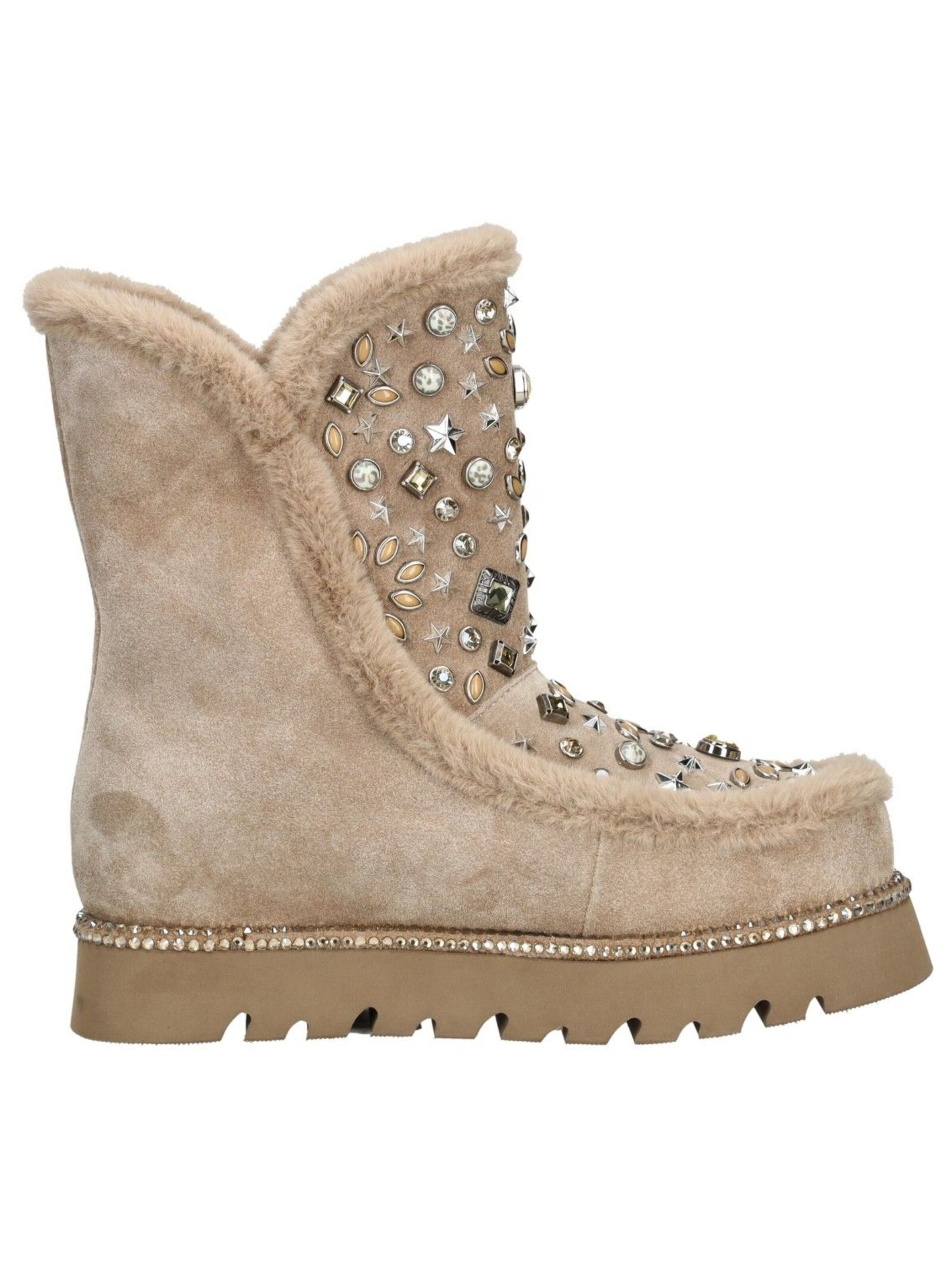 Alma En Pena Boots in Beige