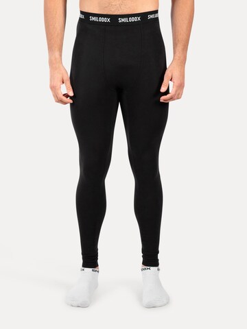 Coupe slim Pantalon de sport 'Xion' Smilodox en noir : devant