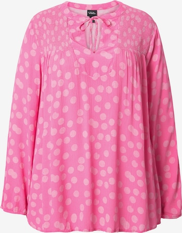 Ulla Popken Tunic in Pink: front