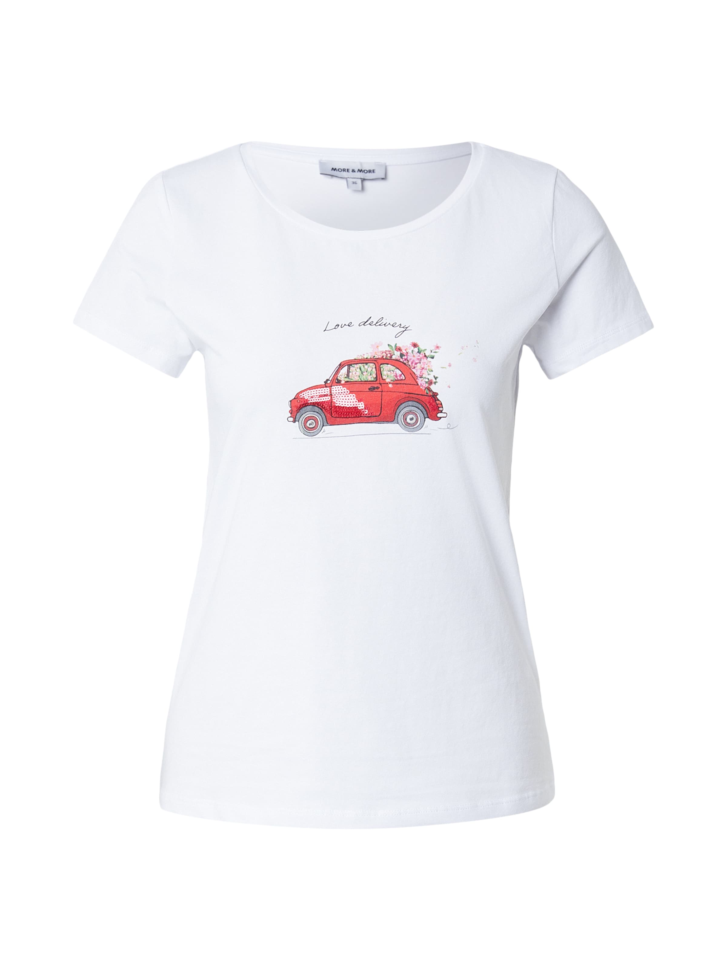 MORE & MORE - Camiseta en blanco: frente