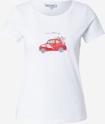 MORE & MORE - Camiseta en blanco: frente