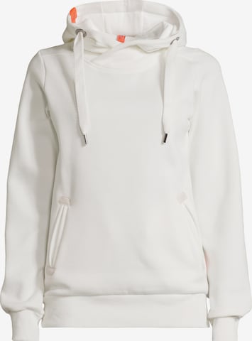 Sweat-shirt 'Sünn' salzhaut en blanc : devant