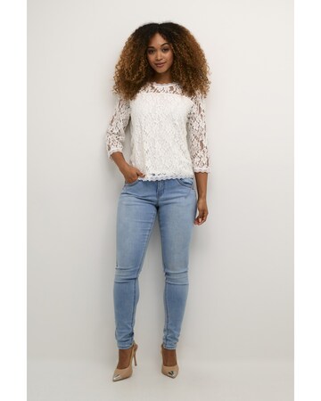 Cream Bluse 'CR Kit' i hvid
