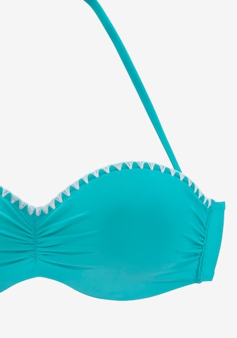 BUFFALO - Bandeau Biquíni em azul