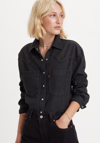 LEVI'S ® Bluse 'TEODORA WESTERN' in Schwarz