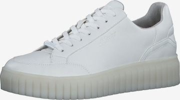 s.Oliver Sneakers laag in Wit: voorkant