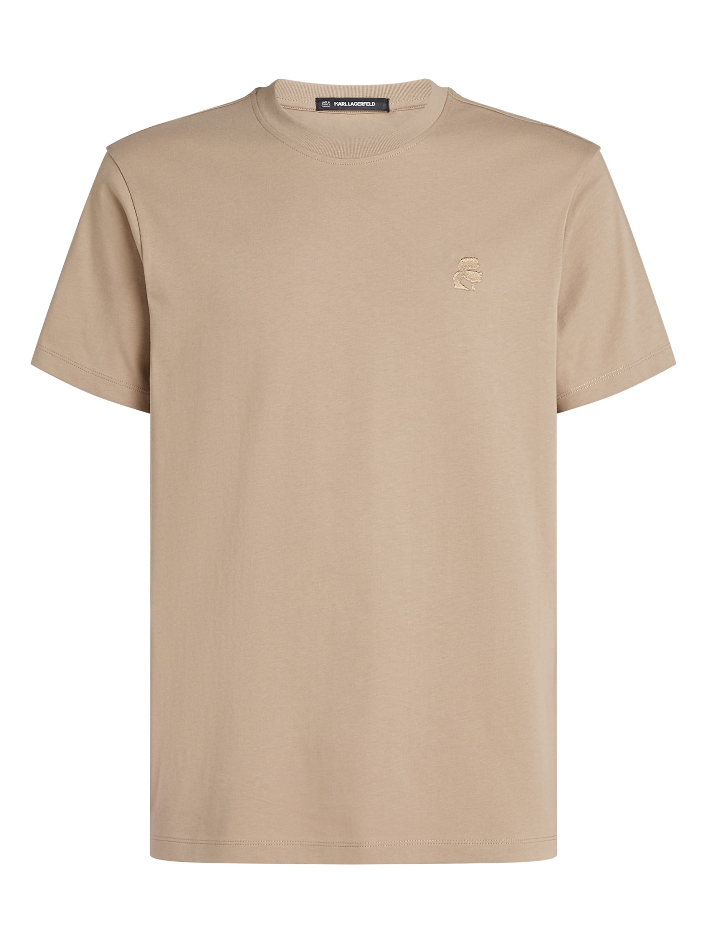 Karl Lagerfeld Tričko – béžová: přední strana