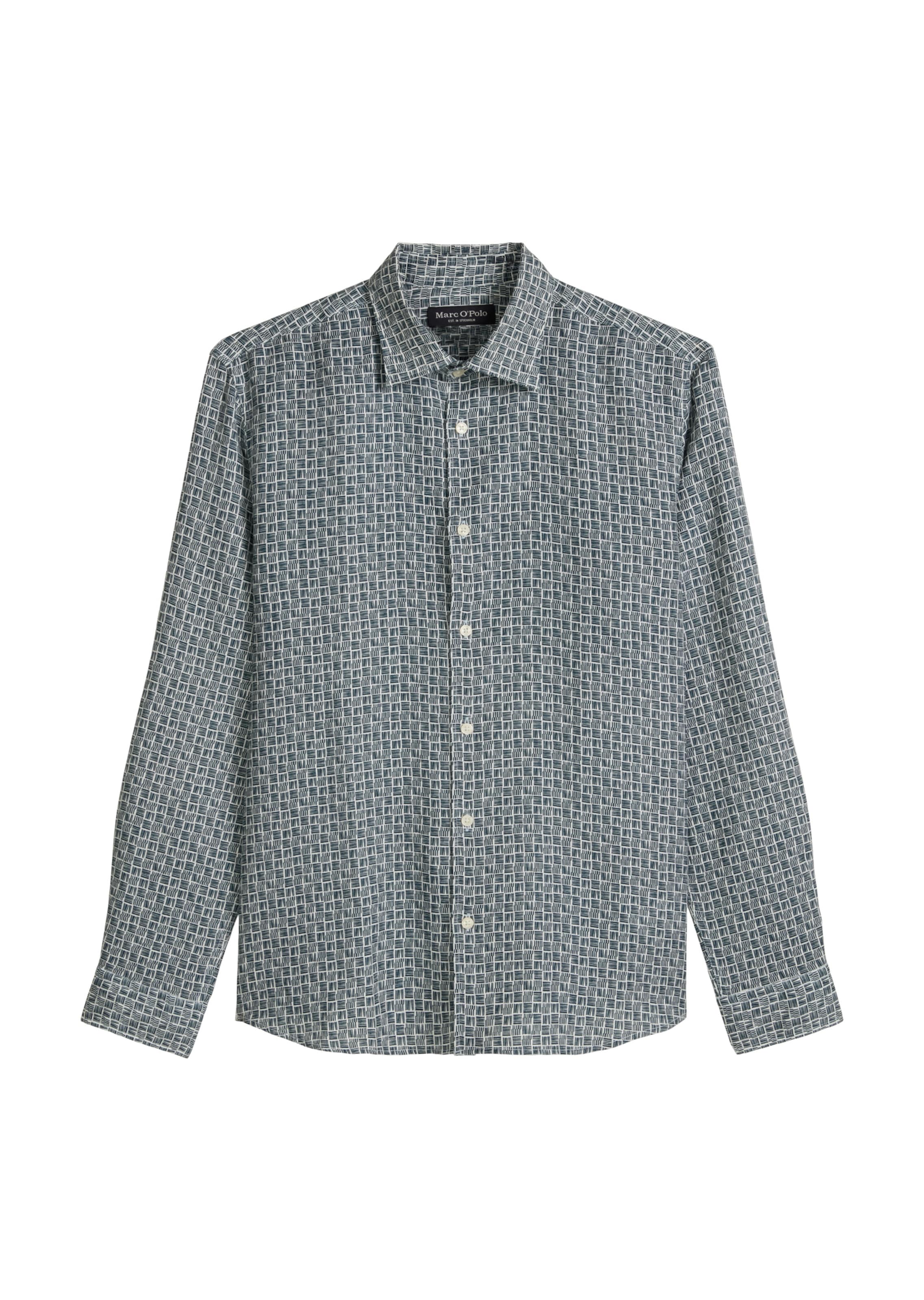Marc O'Polo Regular fit Button Up Shirt in Blue: front