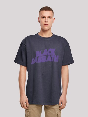 T-Shirt 'Black Sabbath' F4NT4STIC en bleu : devant