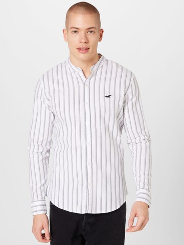 HOLLISTER Regular fit Button Up Shirt in White: front