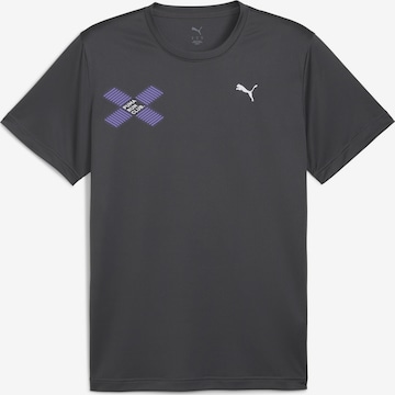 PUMA Performance shirt 'Run Digitokyo' in Grey: front