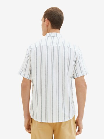 Regular fit Camicia di TOM TAILOR in bianco