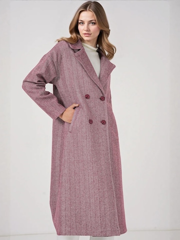 Bigdart - Sobretudo meia-estação em vermelho