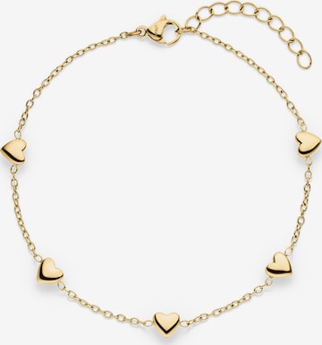 s.Oliver Bracelet 'Tiny Hearts' in Gold: front