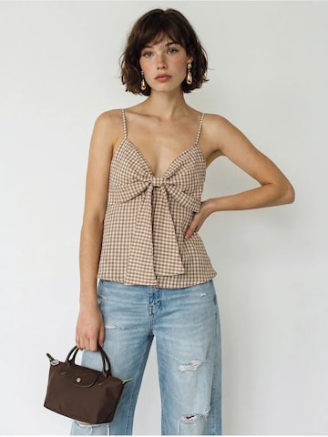 Bianco Lucci Blouse 'Blusen' in Beige