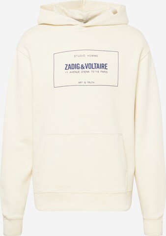 Zadig & Voltaire Sweatshirt 'SANCHI' in Beige: front