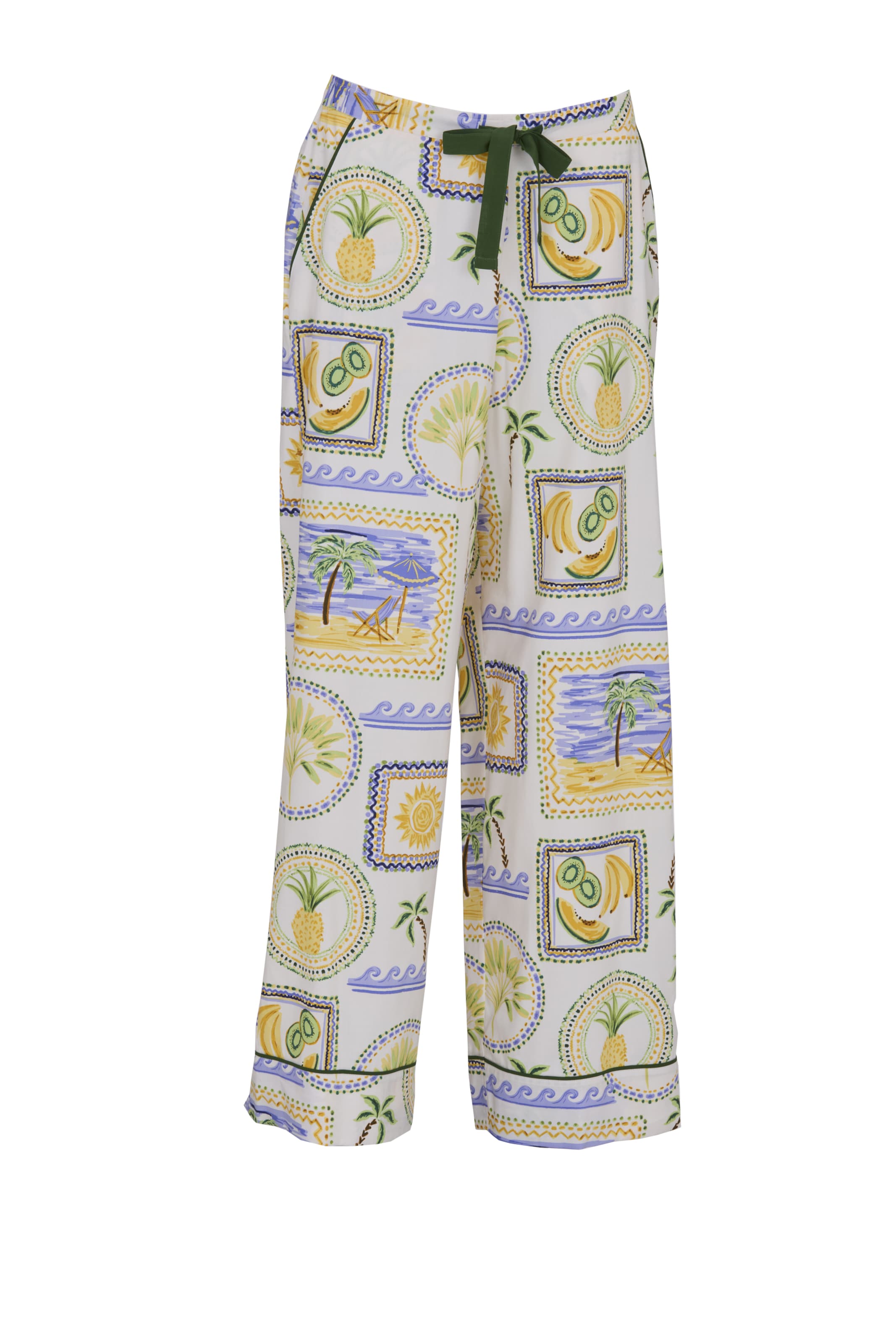 Pantalon de pyjama 'Cora' Cyberjammies en jaune : devant