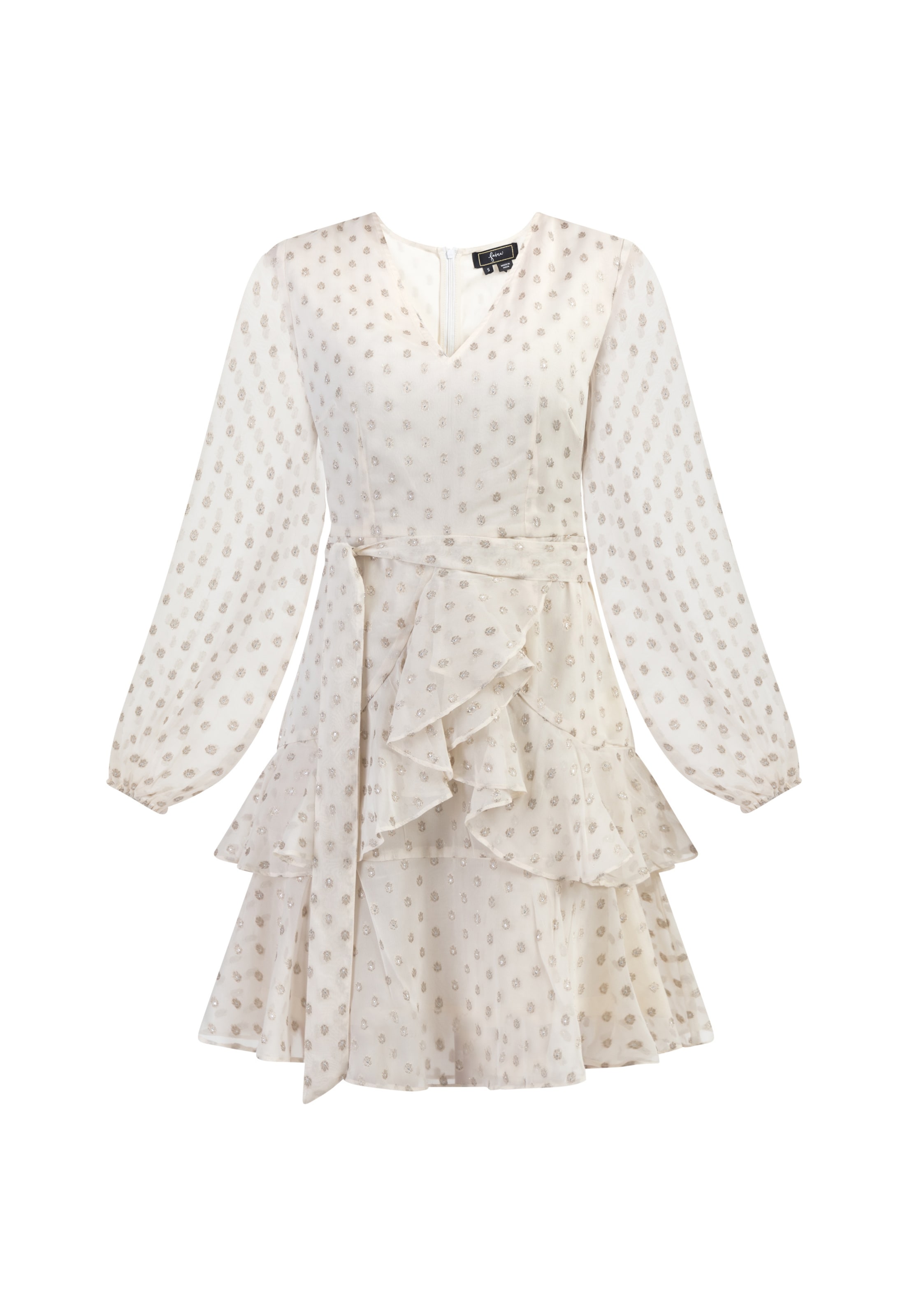 faina Dress in White: front