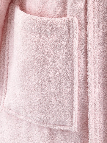 LACOSTE Bademantel lang 'LLECROCO'‌‌‌‌ in Pink