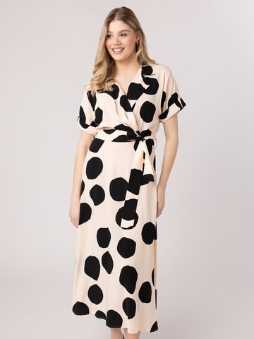 Rochie de la Quiosque pe bej: față