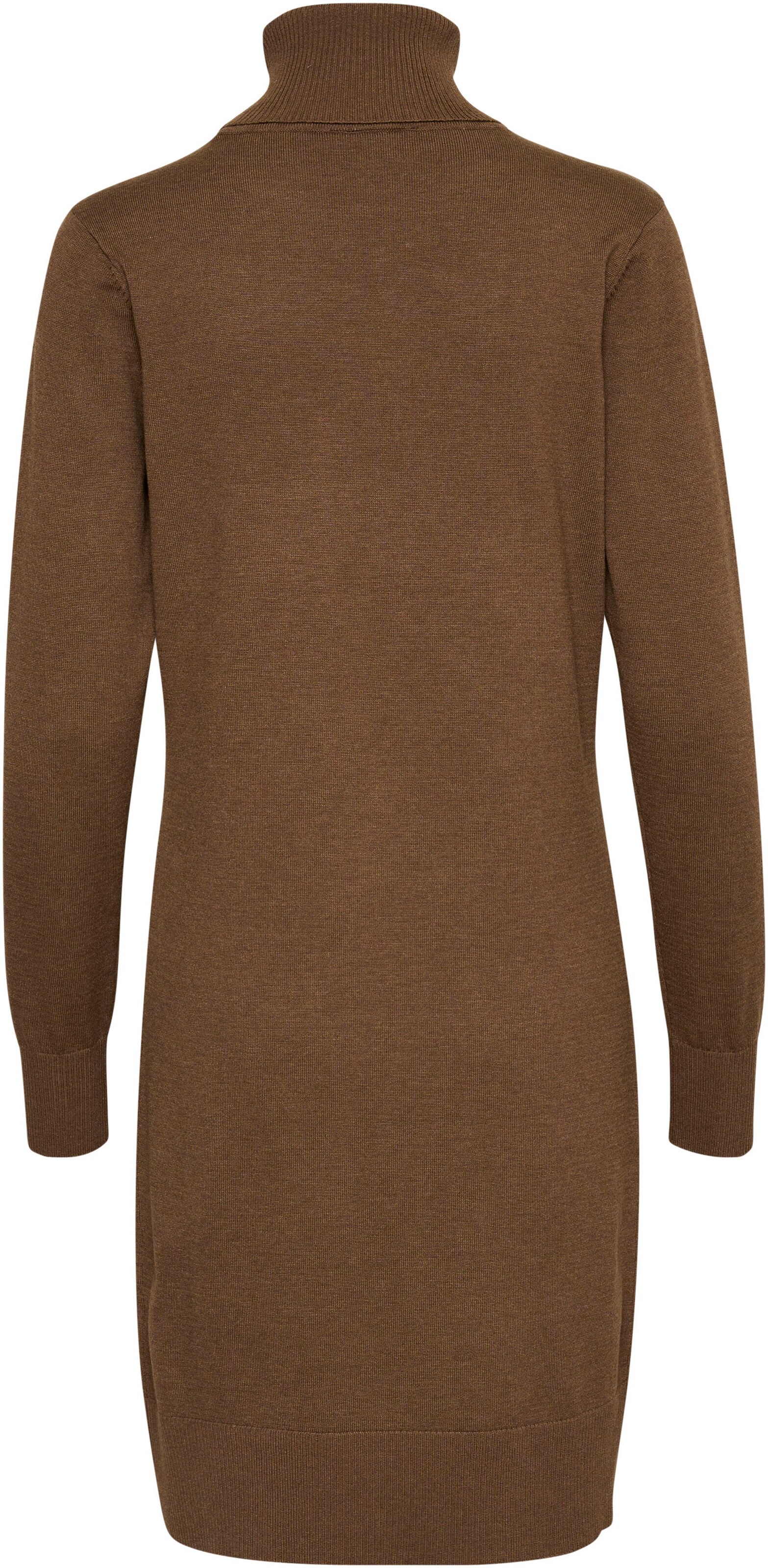 SAINT TROPEZ Knitted dress 'Mila' in Brown