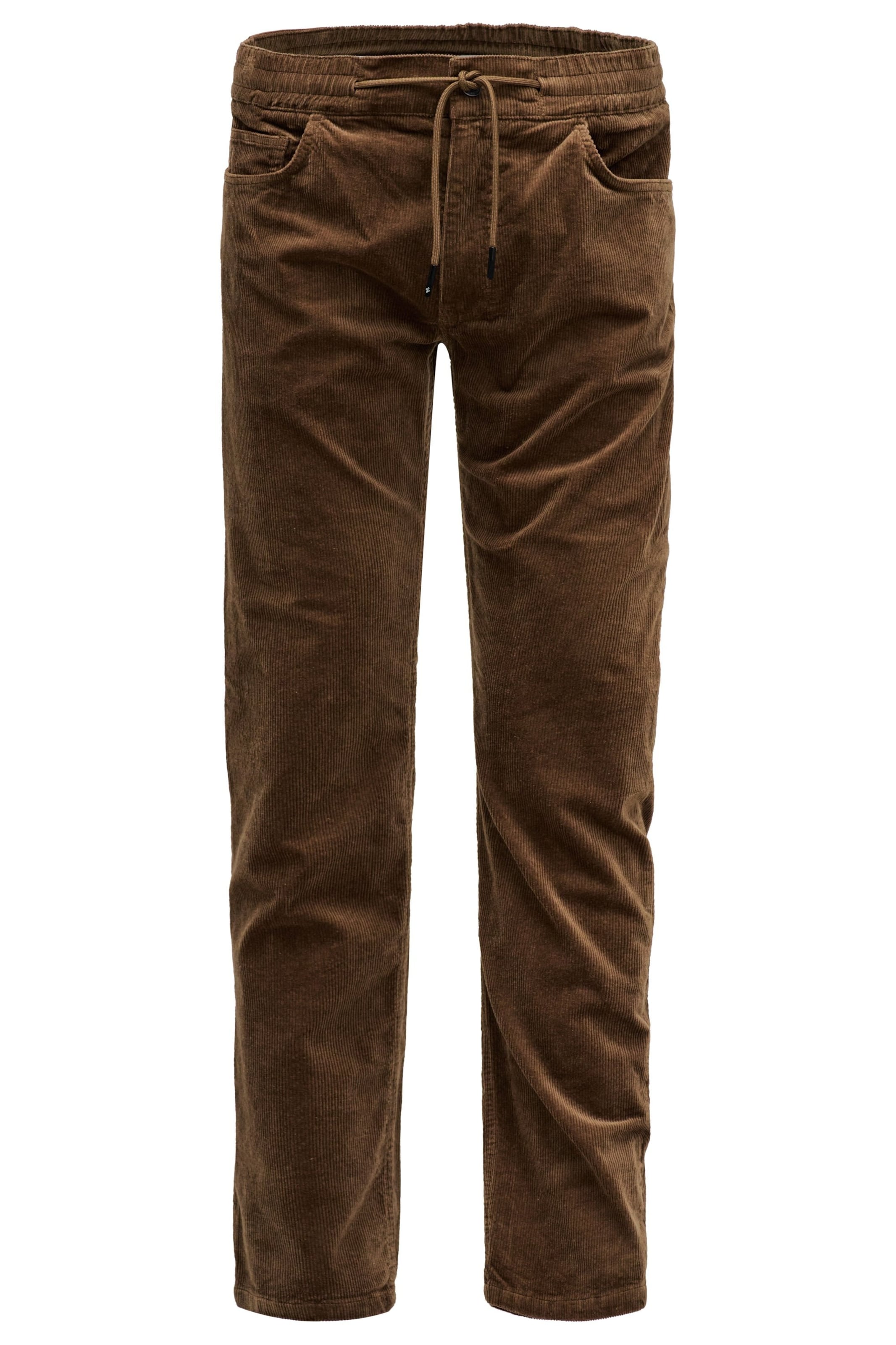 Salsa Jeans Regular Chino in Bruin: voorkant