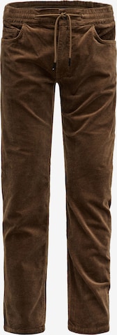 Salsa Jeans Hosen Joggers in Braun: Vorderseite