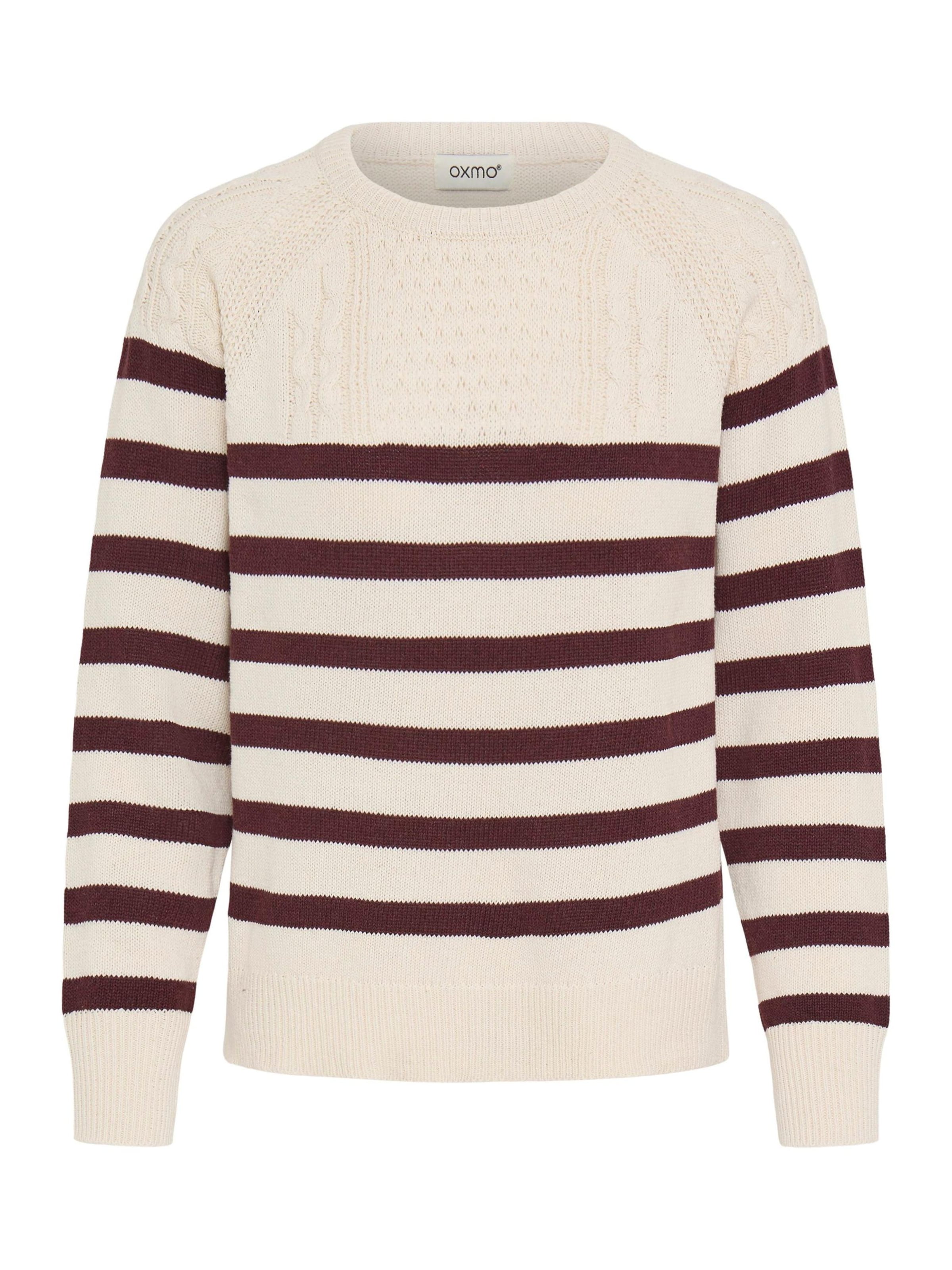 Oxmo Sweater 'Sanva' in Brown: front