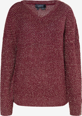 usha BLACK LABEL Pullover in Rot: predná strana