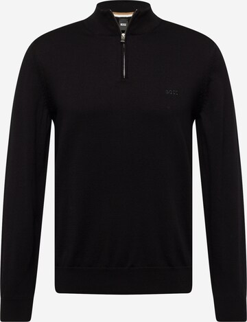 BOSS Sweater 'Padro' in Black: front