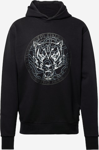 Sweat-shirt 'Tiger' Plein Sport en noir : devant