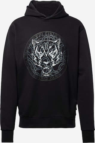 Sweat-shirt Plein Sport en noir : devant