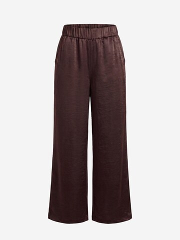Honnête Atelier Wide leg Broek in Bruin: voorkant