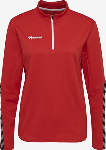 Hummel - Sweatshirt de desporto em vermelho: frente