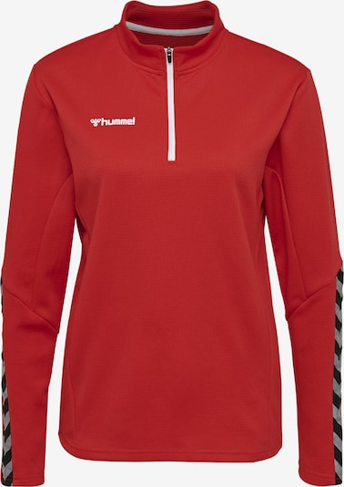 Hummel Sportief sweatshirt in de kleur Knalrood / Zwart / Wit, Productweergave
