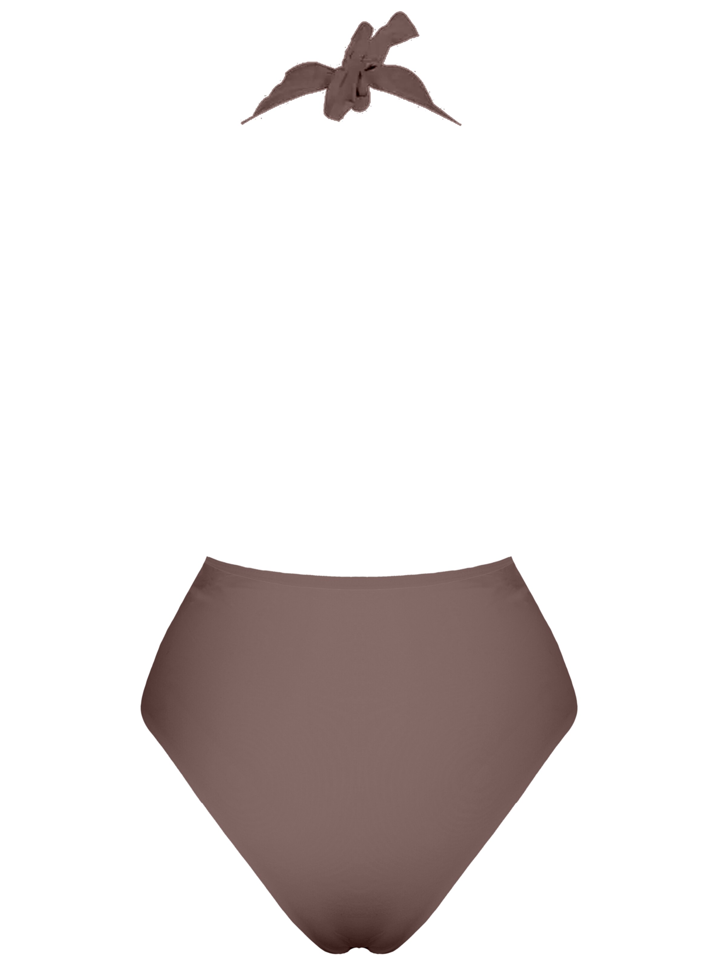 SEA ME SWIM High neck Swimsuit 'ST. TROPEZ' in Brown