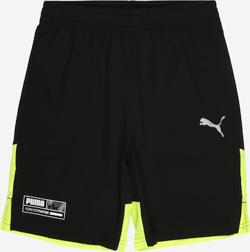 PUMA Loose fit Workout Pants in Black: front