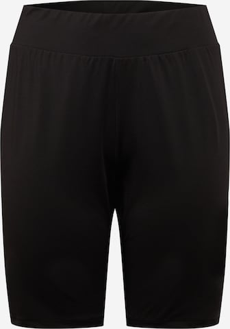 Zizzi Regular Trousers in Black: front