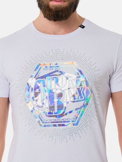 CIPO & BAXX T-Shirt 'CT720', gerade geschnitten in L in weiß, Produktansicht