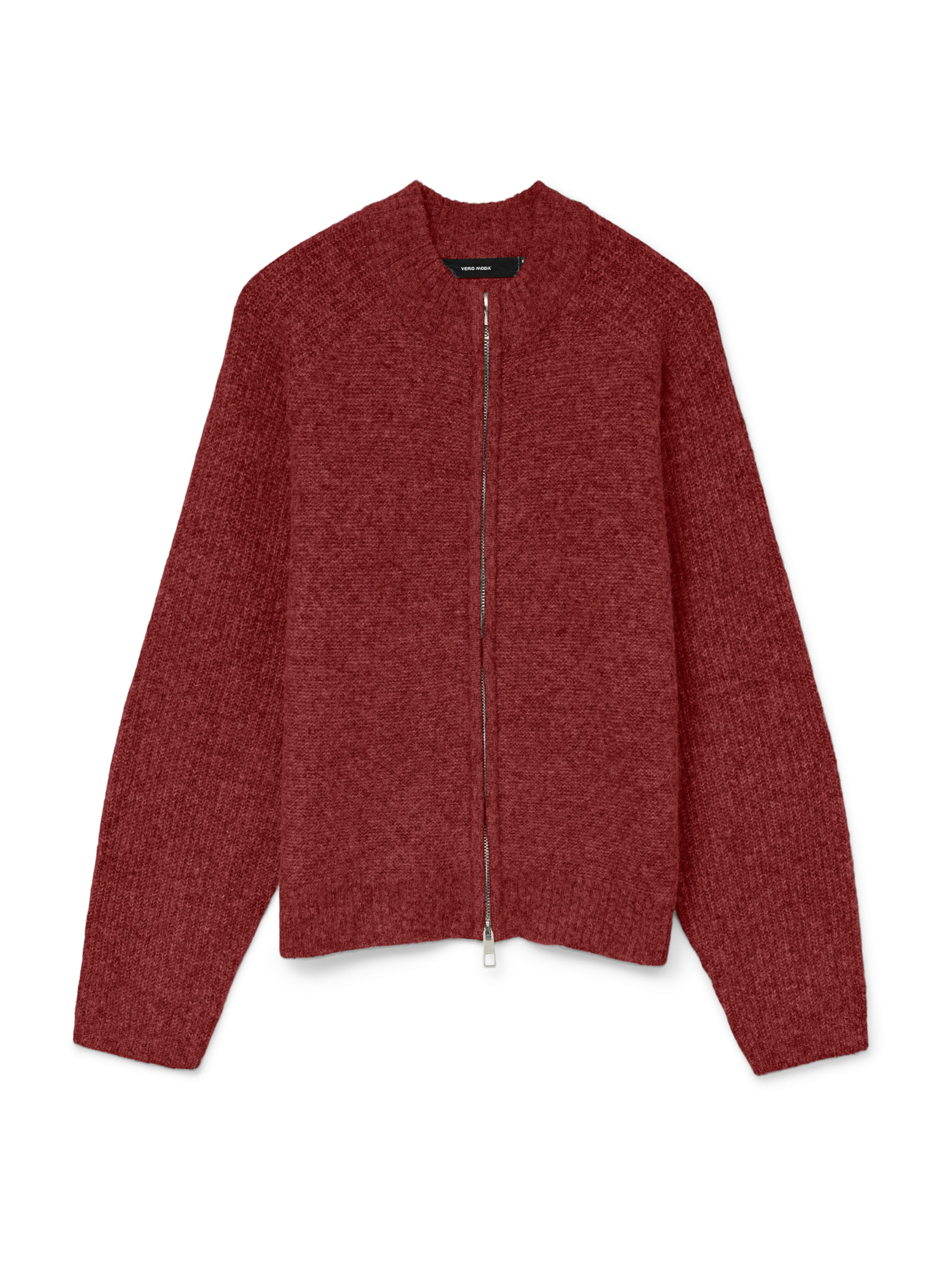 VERO MODA Gebreid vest 'VMBANG' in Rood: voorkant