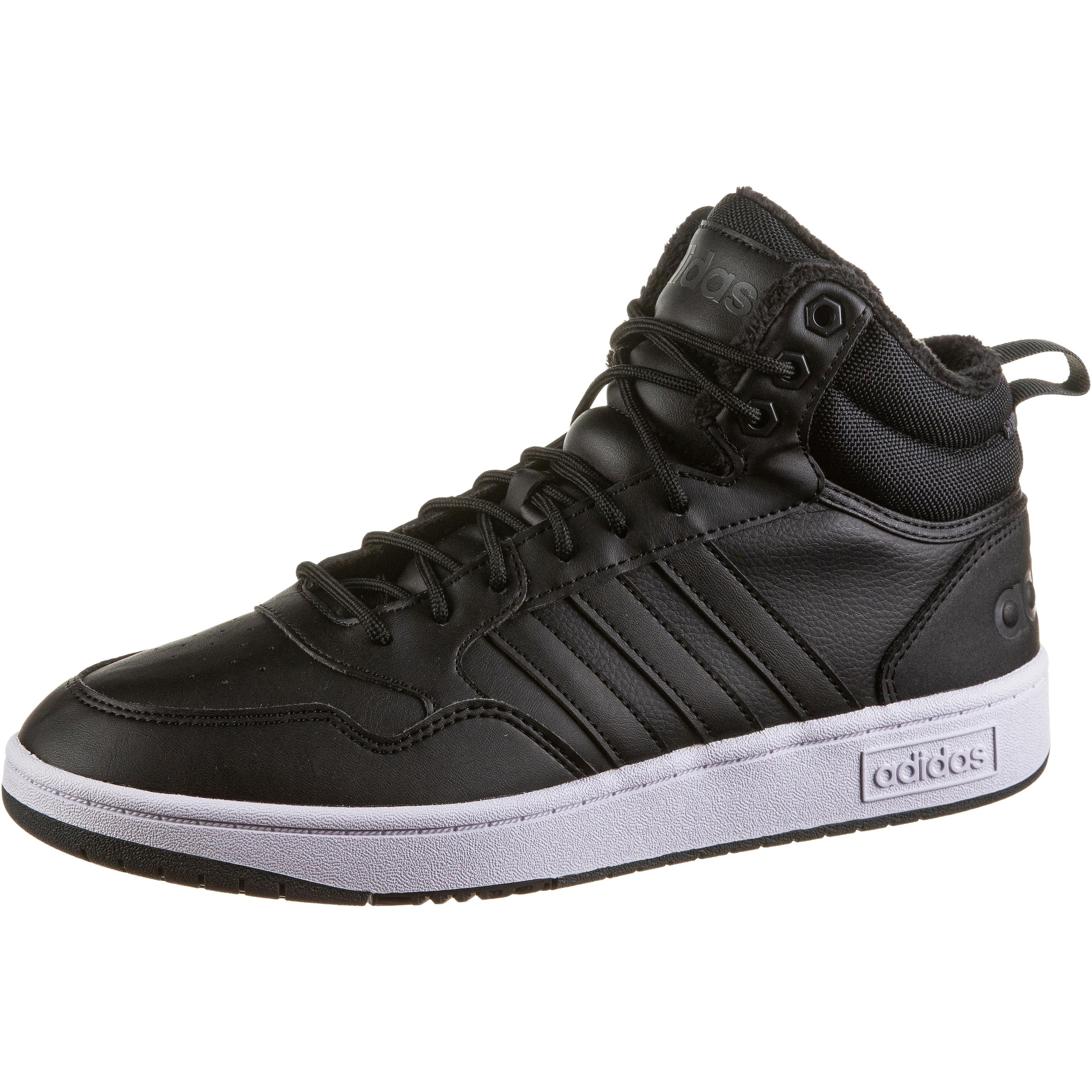 Baskets hautes 'Hoops 3.0' ADIDAS PERFORMANCE en noir : devant