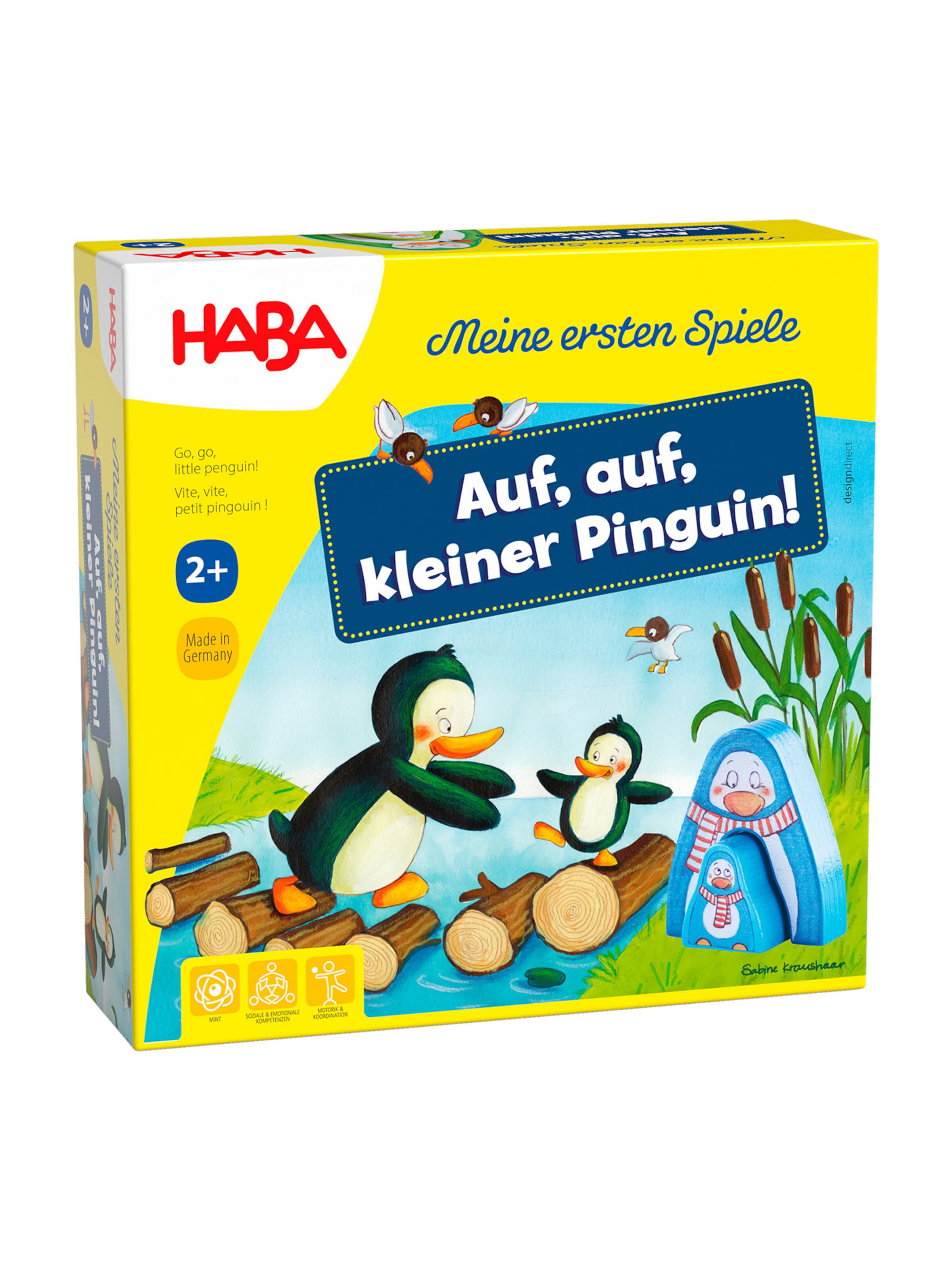 HABA Spiel ' Meine ersten Spiele – Auf, auf kleiner Pinguin ' in Mischfarben: Vorderseite