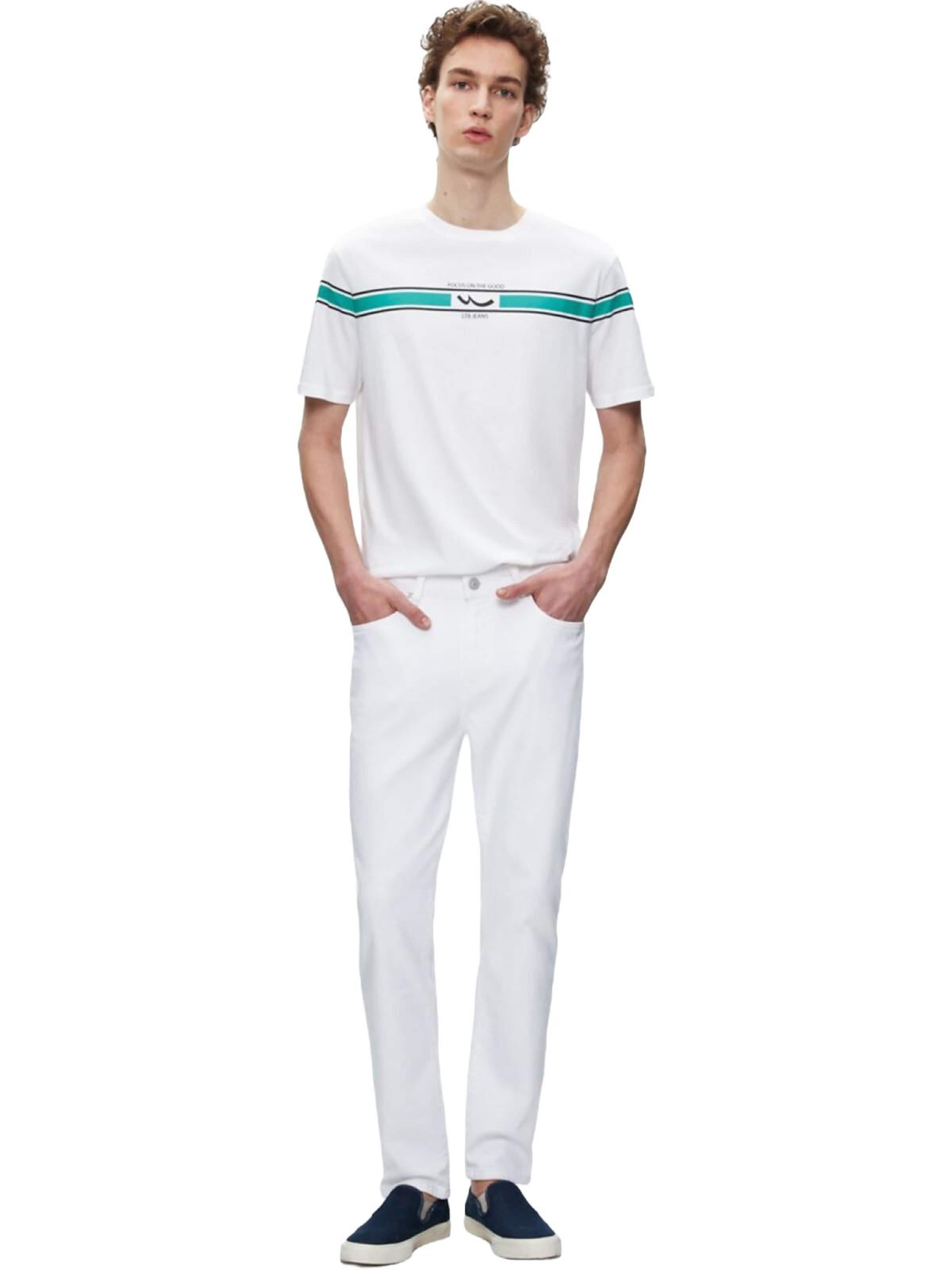 LTB Jeans - Tapered Vaquero 'Renar' en blanco