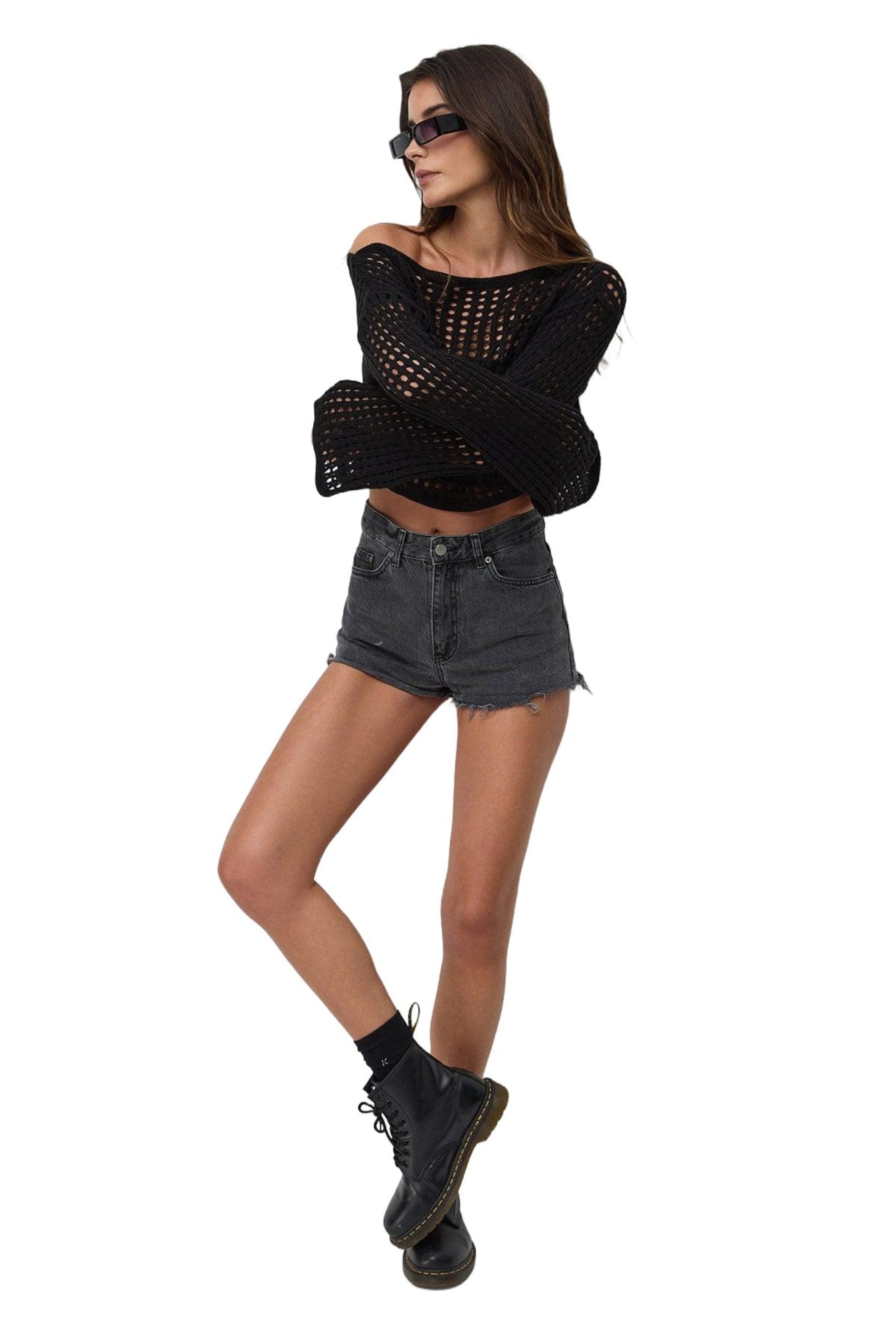 No Matter What Pullover in Schwarz