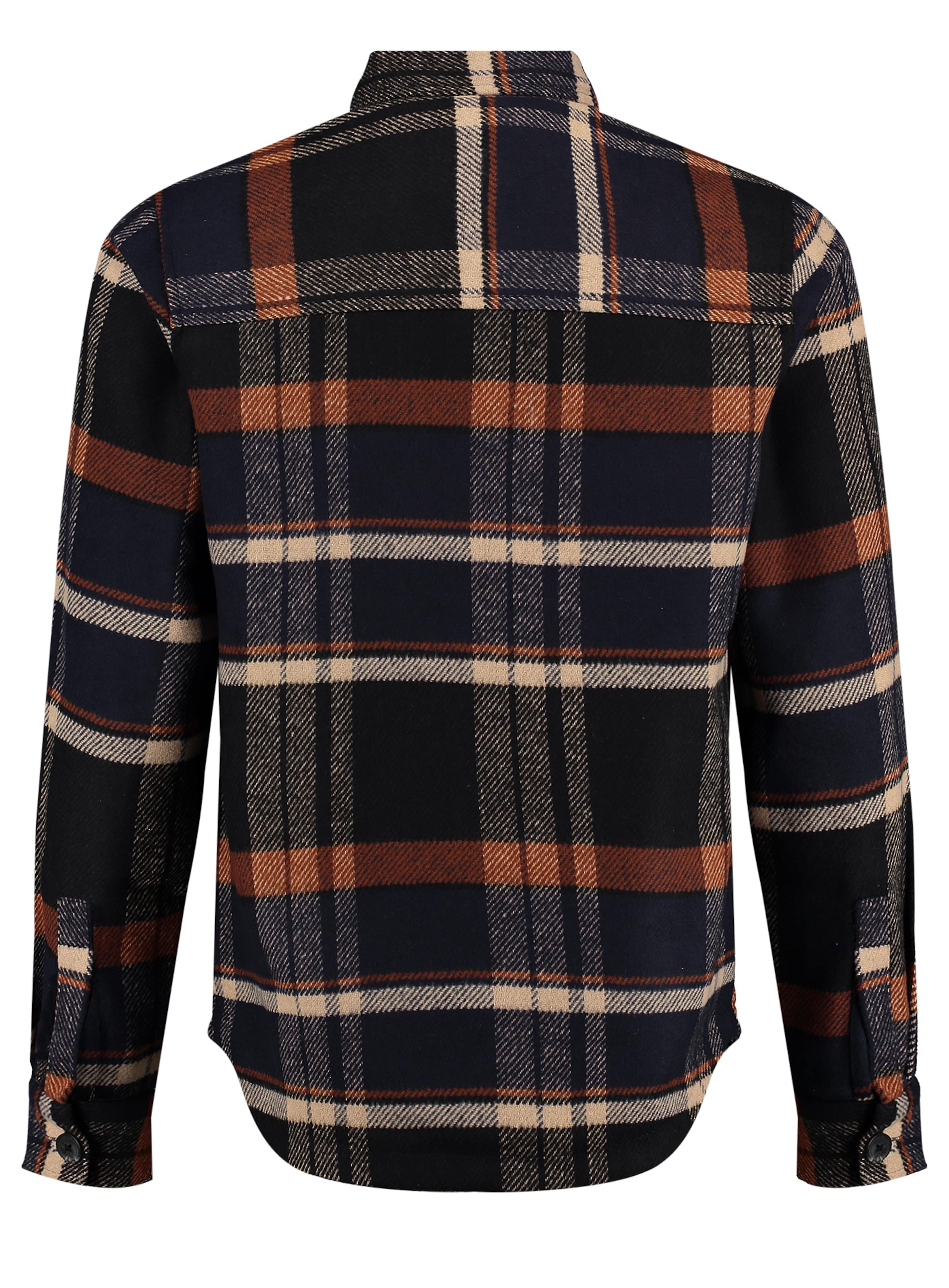 Key Largo Rovný strih Košeľa 'ZERMATT' - Modrá