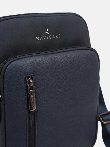 Borsa a tracolla 'Borsa a Tracolla Uomo Navigare Poliestere Chiusura Zip' di Navigare in blu