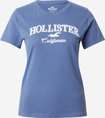 Tricou de la HOLLISTER pe albastru: față