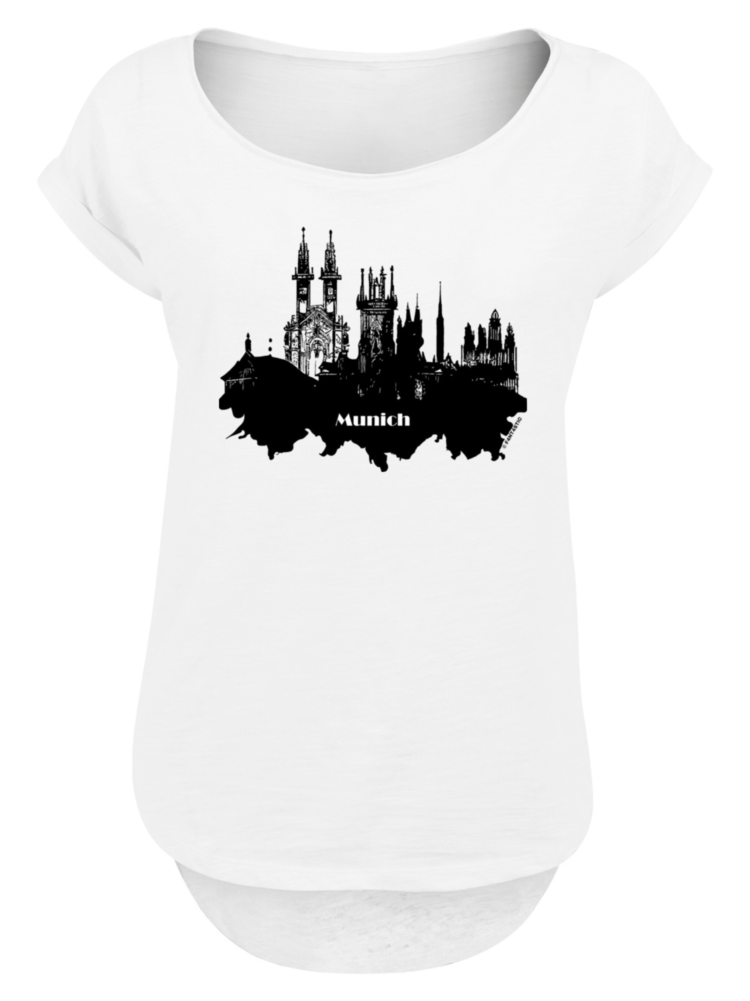 T-shirt F4NT4STIC en blanc : devant