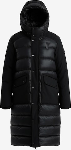 Ombre Winterjacke in Schwarz: Vorderseite